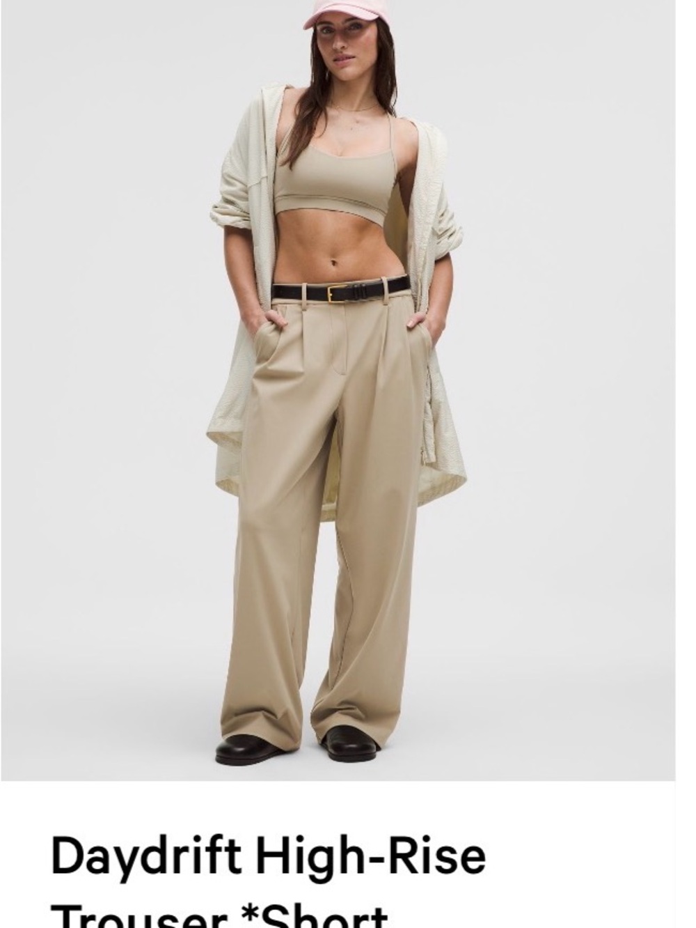 Lululemon Daydrift High-Rise Trouser — sheer oak